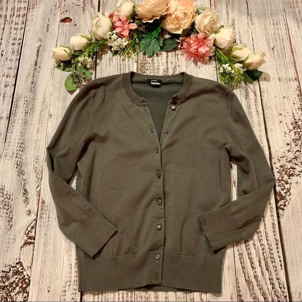 J.Crew Jackie Cardigan - Gray - Picture 2 of 11